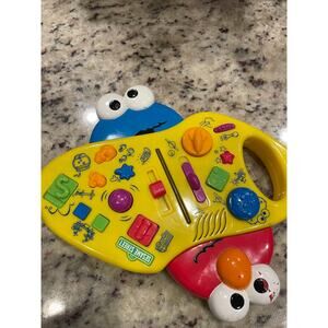 2003 Sesame Street Giggle Sound Station Cookie Monster and Elmo Non-Working